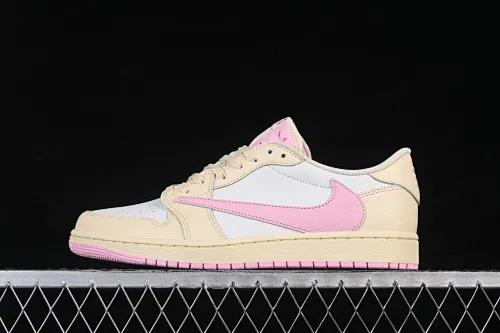 All categories Air Jordan Jordan series basketball shoes Air Jordan 1 Low pure original version Travis Scott x Air Jordan 1 Low OG AJ1 Joe 1 undercut low IQ7604-100